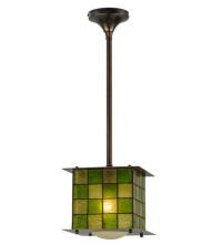 Meyda Green 15539 - 10"Sq Utopia Plaza Mini Pendant