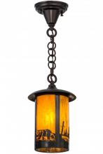 Meyda Green 156668 - 8"W Fulton Bear Creek Pendant