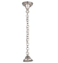 Meyda Green 157721 - 5" Wide Polished Nickel 1 Light Pendant Hardware