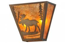 Meyda Green 158334 - 13" Wide Moose Creek Wall Sconce