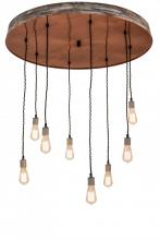 Meyda Green 165838 - 36" Wide Alva Grange 8 Light Cascading Pendant