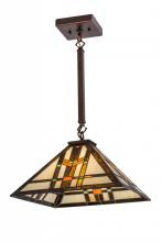 Meyda Green 169999 - 14" Square Prairie Wheat Pendant