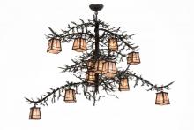 Meyda Green 173025 - 48"W Pine Branch Valley View 12 LT Chandelier