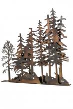 Meyda Green 173325 - 31" Long X 30" High Tall Pines Window Art