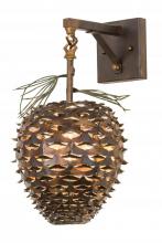 Meyda Green 176185 - 11"W Stoneycreek Pinecone Hanging Wall Sconce