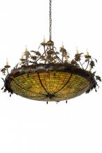 Meyda Green 181600 - 55" Wide Greenbriar Oak Inverted Pendant