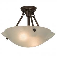 Meyda Green 182310 - 16" Wide Atelier Raindrop Organic Semi-Flushmount