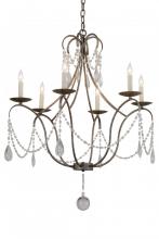 Meyda Green 182544 - 31"W Kaitlynn 6 LT Chandelier