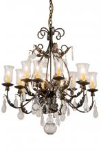 Meyda Green 188392 - 36"W French Elegance 12 LT Chandelier