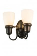 Meyda Green 188456 - 10" Wide Revival Goblet 2 Light Wall Sconce