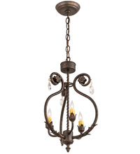 Meyda Green 204679 - 12" Wide Antonia 3 Light Chandelier