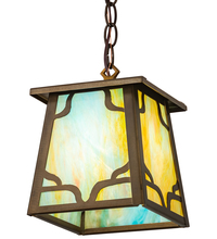 Meyda Green 213931 - 7" Square Kirkpatrick Pendant