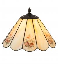 Meyda Green 218814 - 13" Wide Pansies Shade