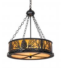 Meyda Green 220141 - 22" Wide Mountain Pine Inverted Pendant