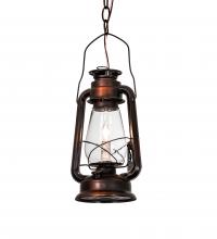 Meyda Green 220231 - 7" Wide Miners Lantern Mini Pendant