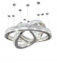 Meyda Green 222595 - 90" Wide Beckam 3 Ring Chandelier