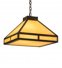 Meyda Green 223112 - 18" Square Whitewing Prime Pendant