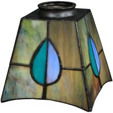 Meyda Green 24268 - 5"Sq Mackintosh Leaf Shade