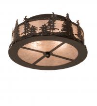 Meyda Green 251453 - 16" Wide Tall Pines Flushmount