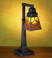 Meyda Green 27881 - 20" High Diamond Craftsman Desk Lamp