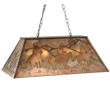 Meyda Green 31362 - 33" Long Rustlers Oblong Pendant