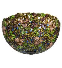 Meyda Green 47843 - 20" Wide Trillium & Violet Shade