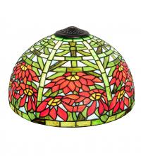 Meyda Green 65894 - 15" Wide Poinsettia Shade