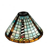 Meyda Green 69252 - 14" Wide Lighthouse Cone Shade