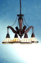 Meyda Green 71218 - 32"W Crestwood 4 LT Chandelier