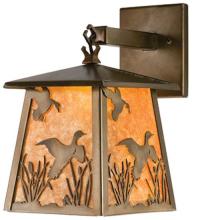 Meyda Green 82652 - 7" Wide Ducks in Flight Hanging Wall Sconce