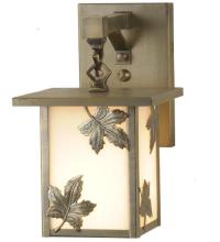 Meyda Green 89245 - 6.5"W Hyde Park Maple Leaf Hanging Wall Sconce