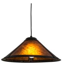 Meyda Black 114177 - 17" Wide Sutter Pendant