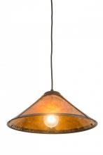 Meyda Black 187039 - 17" Wide Sutter Pendant