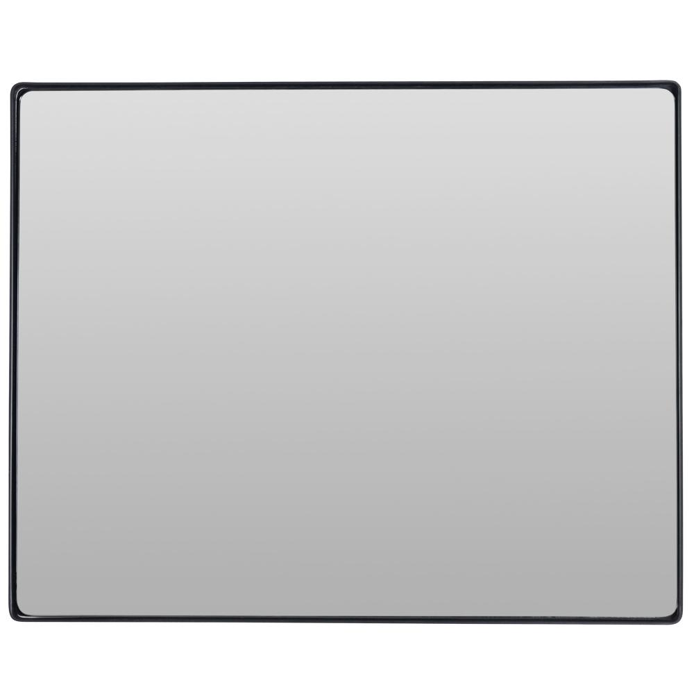 Kye 24x30 Rectangular Rounded Wall Mirror - Black