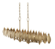 Varaluz 560N06BK - Petal Reign 6 Light Linear