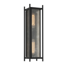 Savoy House 5-3805-BK - Jacobs 2-Light Outdoor Wall Lantern in Matte Black