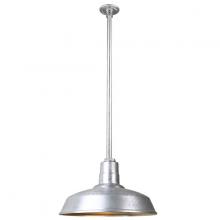 Hi-Lite MFG Co. H-QSN15116-SA-96/QSN36ST3-96/QSNHDSMC-96 - 16" Ceiling Stem Light