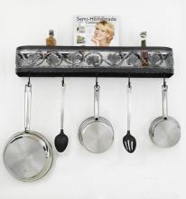 Hi-Lite MFG Co. H-80-24Y-B-BR47/B-GLD - POT RACK COLLECTION