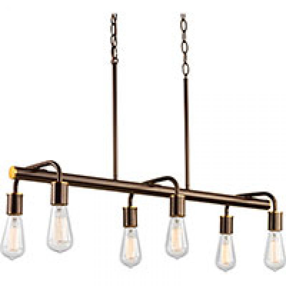 Swing Collection Six-Light Island/Linear Pendant