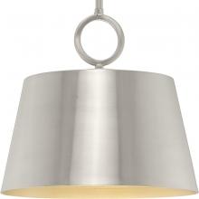 Progress P500367-009 - Parkhurst Collection One-Light New Traditional Brushed Nickel Metal Pendant Light