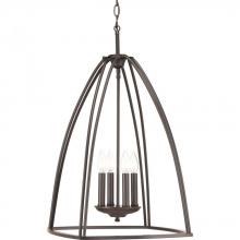 Progress P3787-20 - Tally Collection Four-Light Foyer Pendant