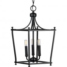 Progress P500213-031 - Parkhurst Collection Black Three-Light Foyer