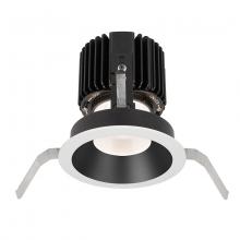 WAC US R4RD1T-F835-BKWT - Volta Round Shallow Regressed Trim with LED Light Engine