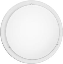 Eglo 82958A - 1x100W Ceiling Light w/ White finish & Satin Glass