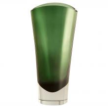 Cyan Designs 12030 - Muzo Vase | Emerald Green | Clear | Medium