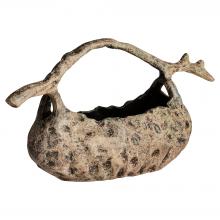 Cyan Designs 12110 - Hobitt Basket | Antique Ochre - Small