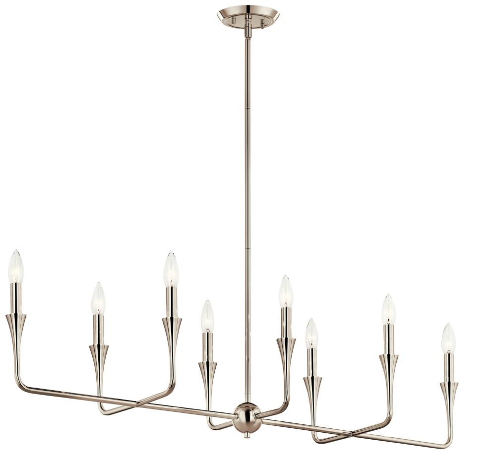 Linear Chandelier 8Lt