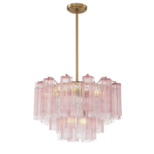 Crystorama ADD-308-AG-SP - Addis 9 Light Aged Brass Chandelier