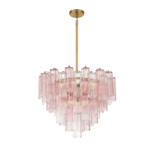 Crystorama ADD-312-AG-SP - Addis 12 Light Aged Brass Chandelier
