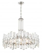 Crystorama BOL-8889-PN - Bolton 12 Light Polished Nickel Chandelier